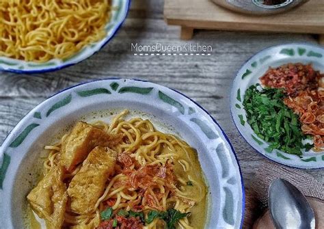 Resep Mie Tahu Kuah Kuning Khas Balikpapan Mie Tahu Santan Oleh