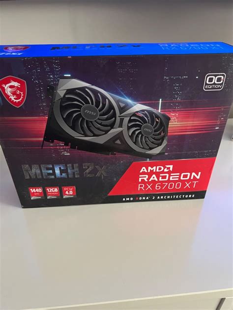 Msi Radeon Rx 6700 Xt Mech 2x Oc 12gb Gddr6 Graphics Card For Sale Online Ebay