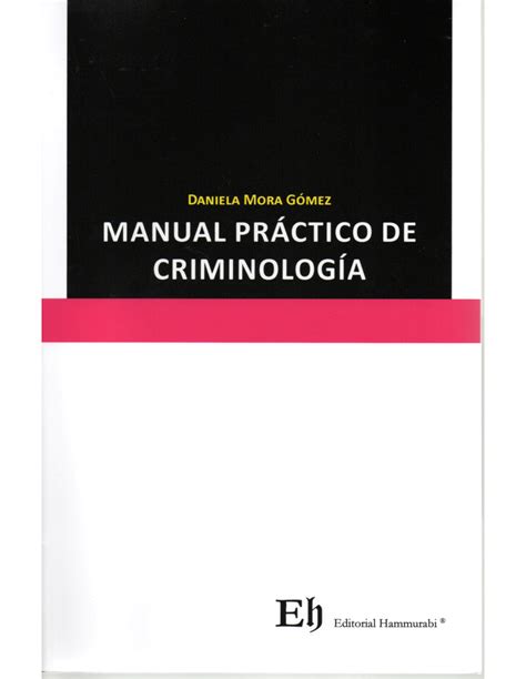 Manual Pr Ctico De Criminolog A