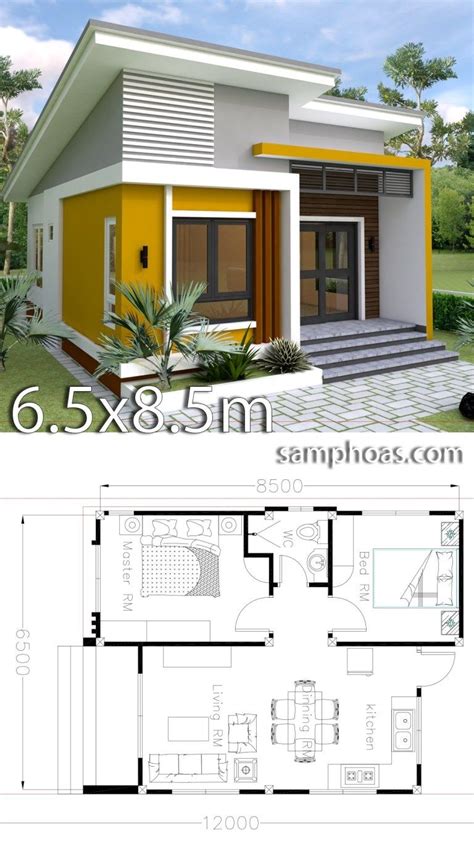 Low Budget Modern 2 Bedroom House Design Floor Plan – BESTHOMISH