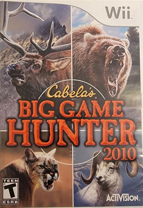 Cabelas Big Game Hunter 2010 Nintendo Wii 47875759299 Ebay