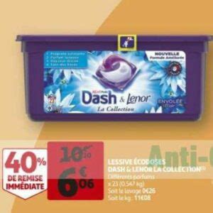 Anti Crise Fr Lessive En Capsules Dash Chez Auchan 06 07 12 07