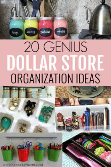 Dollar Store Home Organization - 25 Home Organization Ideas