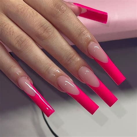 Cute Nails To Inspire You Acrylic Nails Coffin Pink Long