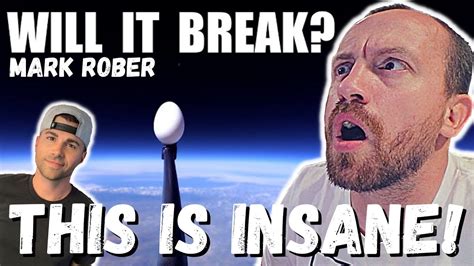 Craziest Video Ever Mark Rober Egg Drop From Space First Reaction