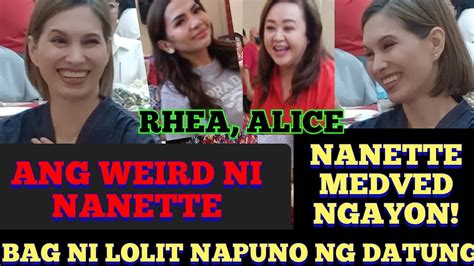 Ganito Na Si Nanette Medved Oh Alice Eduardo Rhea Tan Bongga Sa Party