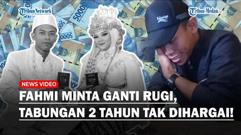 Ditipu Anggi Fahmi Ngotot Minta Ganti Rugi Biaya Nikah Tabungan