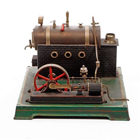 Doll Et Cie Toy Stationary Steam Engine