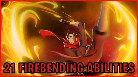 21 Firebending Abilities Avatar Youtube