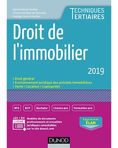 Droit De L Immobilier Broch Muriel Mestre Mahler Emmanuel