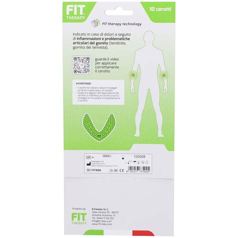 Fit Therapy Cerotto Gomito 10 Pz Redcare