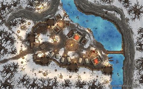 Icewind Dale Variant River Bandit Camp X Battlemaps