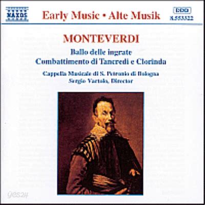 Monteverdi Ballo Delle Ingrate Tancredi E Clorinda Cd Sergio