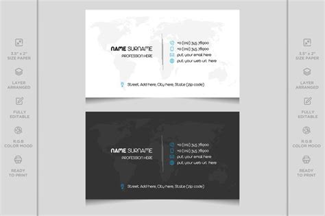 Premium Vector Modern And Professional Vector Business Card Template