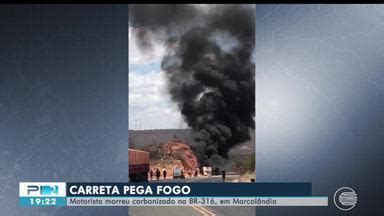 PITV 2ª Edição Motorista morre carbonizado após carreta pegar fogo na