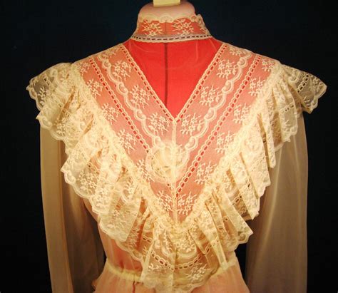 Victorian Inspired Ivory Chiffon And Lace Ruffled Blouse Bod Flickr