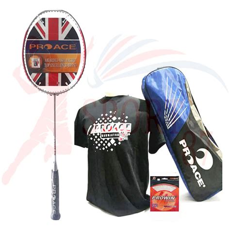 Raket Badminton Pro Ace Stroke 316 Bonus Komplit Raket Pro Ace Stroke