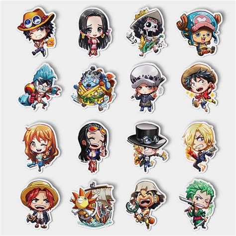 Op Vinyl Sticker Full Set Pcs Vinyl Sticker One Piece Tattoos