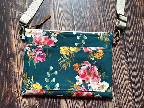 Crossbody Purse Floral Crossbody Bag Small Crossbody With Etsy