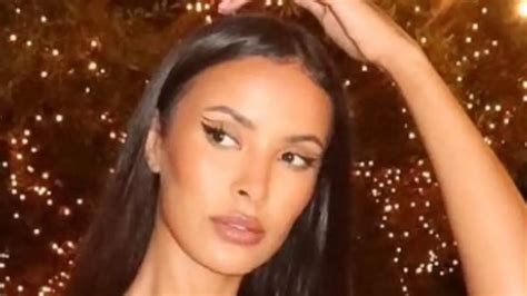 In A White Bikini Maya Jama Looks Stunning As She Hits The Clubs In