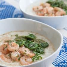 Lemon-Garlic Shrimp and Grits - Crumb: A Food Blog