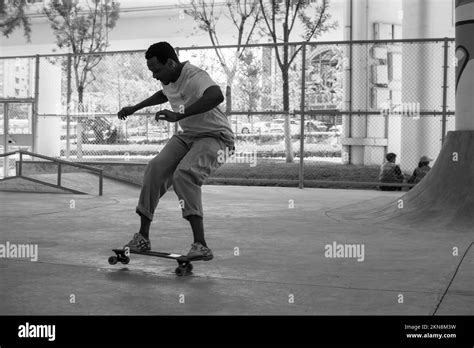 Man Skating In The Skatepark Stock Photo Alamy