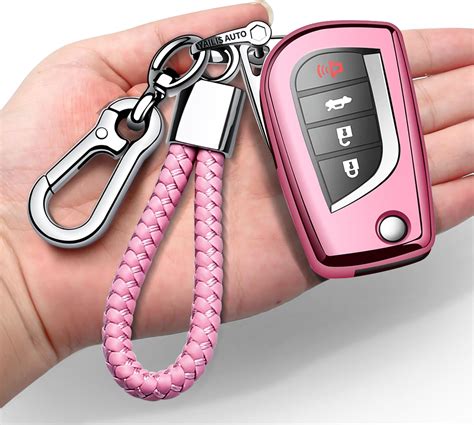 Amazon Pangpai Pink Key Fob Cover For Toyota Soft TPU Key Case