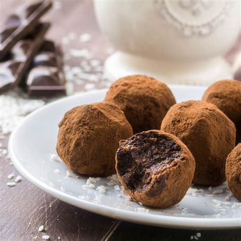 Recette Truffes Au Chocolat Noir Faciles