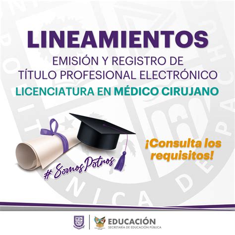 Lineamientos para emisión de Título Profesional Licenciatura Médico