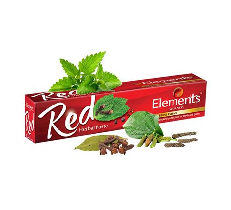 Elements Wellness Red Herbal Toothpaste 150 G Big Value Shop