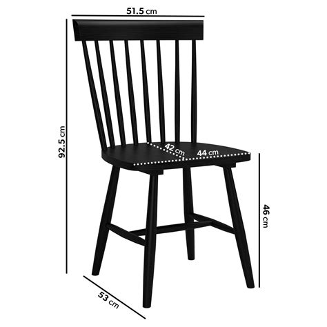 Extendable Black Wooden Dining Table With 6 Spindle Dining Chairs