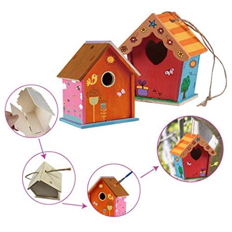 Diy Bird House Kit For Kids Build Your Own Bird House Kit For Children