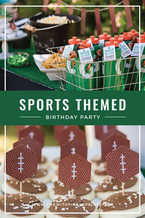 Sports theme birthday party | Life With Fingerprints