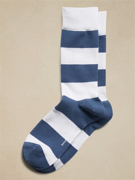 Wide Stripe Sock Banana Republic