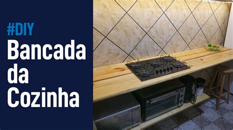 Diy Construindo Uma Bancada De Cozinha Em Madeira Youtube