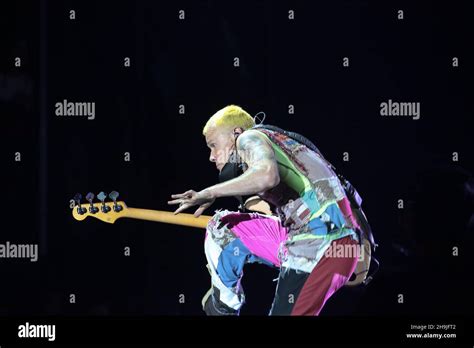 Flea Real Name Michael Peter Balzary Of The Red Hot Chili Peppers Headlining The Saturday