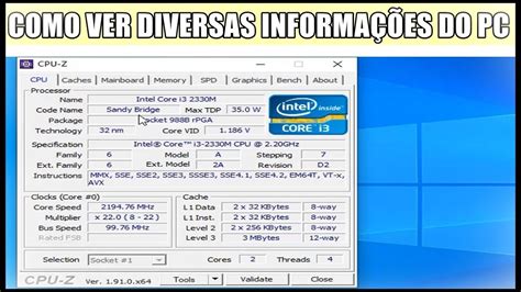 COMO DESCOBRIR MODELO DA PLACA MÃE PROCESSADOR MEMÓRIA E MUITO MAIS