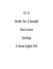 Exploring Sex Gender And Sexual Orientation In Sociology Course Hero