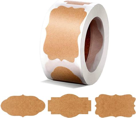 Weddhuis Pi Ces Autocollants D Tiquettes Kraft De Cm X Cm Pour