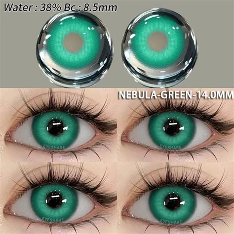 Ddbos 1 Pair Fashion Pink Cosplay Anime Lenses Color Contact Lenses For