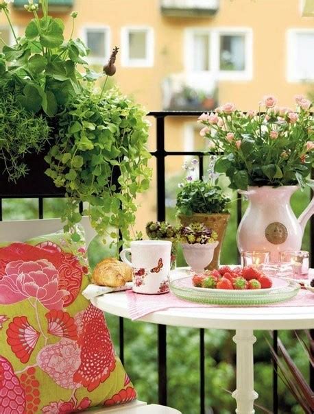 Create Meme Outdoor Balcony Summer Comfort Pictures Flowers On The