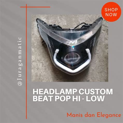 Headlamp Custom Honda Beat Pop Daymaker Lazada Indonesia