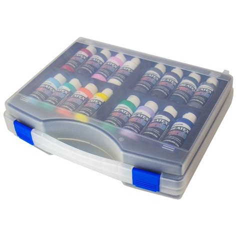 16x 60ml Createx Airbrush Farben Koffer Set