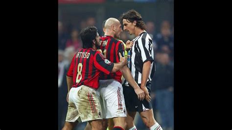 Zlatan Ibrahimovic Vs Jaap Stam Milan Juventus Youtube