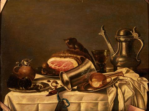 Bonhams Skinner Follower Of Pieter Claesz Dutch 1597 1660 Still Life On A Table With A