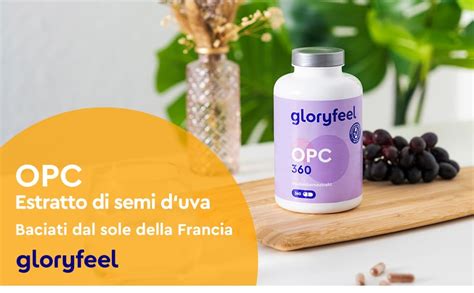 Integratore OPC 95 Estratto Di Semi D Uva Resveratrolo Con Vitamina