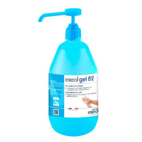 Exeol Gel 82 Gel Hydroalcoolique Désinfection chirurgicale mains