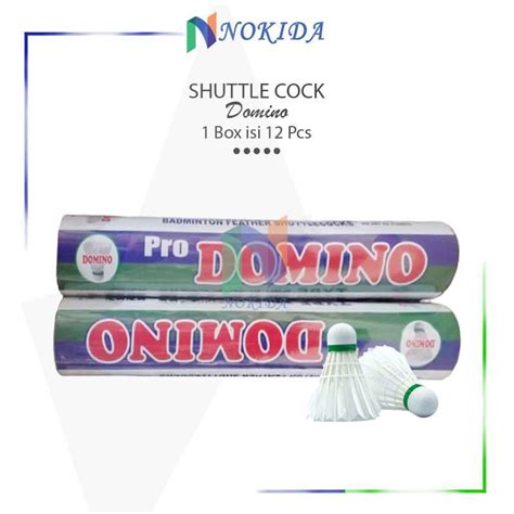 Jual Nokida Shuttlecocks Badminton Domino Pack Kok Bulu Tangkis