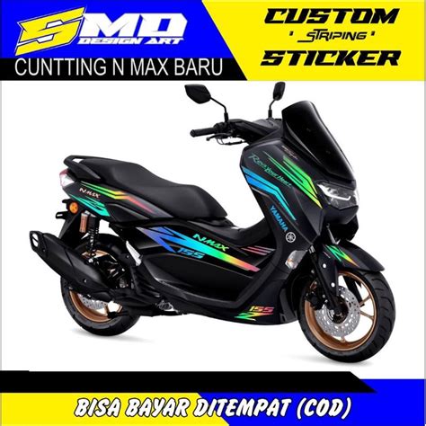 Jual CUTTING STICKER NMAX NEW STIKER NMAX BARU 2022 1 Shopee Indonesia