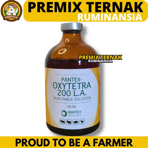 Jual PANTEX OXYTETRA 200 LA Obat Antibiotik Pencernaan Pernafasan